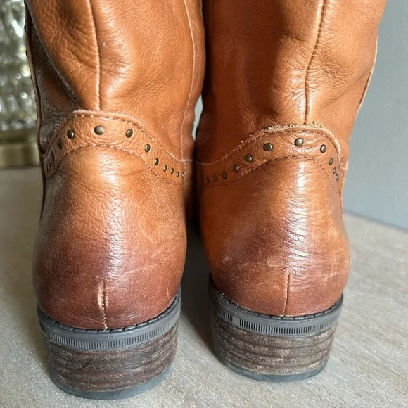 Sam Edelman, brown leather knee-high boots size 7 - Picture 15 of 16